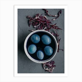 Blue Eggs 5 Art Print