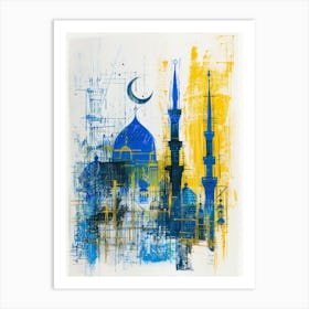 Muslim Mosque Art Print