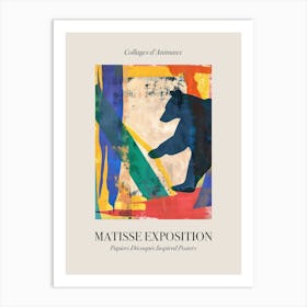 Bear 1 Matisse Inspired Exposition Animals Poster Art Print