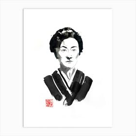 Woman In Edo Art Print