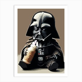 Darth Vader Star Wars movie Art Print