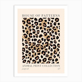 House Of Patterns Leopard Animal Print Pattern 2 Art Print