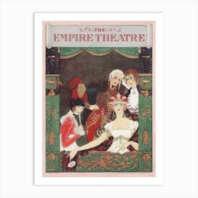 The Empire Theatre (1928), George Barbier Art Print