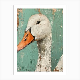 Swan Painting 765 Art Print