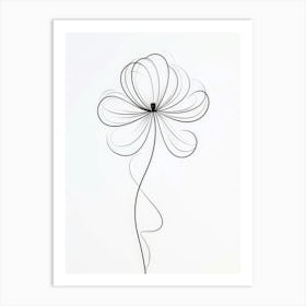 Flower Style Abstract Art Print