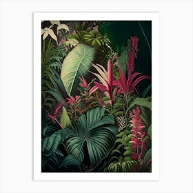 Hidden Paradise 8 Botanicals Art Print