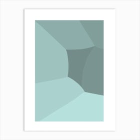 Mint Abstract Art Print