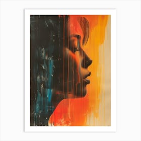 'The Face Of A Woman' 1 Art Print