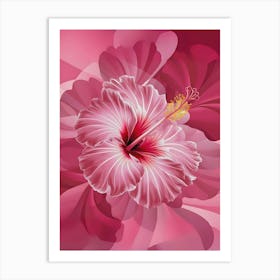 Hibiscus Flower 10 Art Print