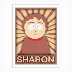 southpark Sharon Art Print