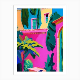 Villa Lante, 1, Italy Abstract Still Life Art Print