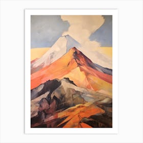 Pikes Peak Usa 3 Mountain Painting Art Print