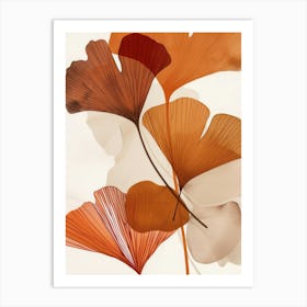 Ginkgo Leaves 18 Art Print