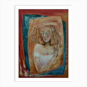 Modern Art, Beautiful Woman Wall Art, Framed Beauty Art Print