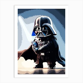 Darth Vader Star Wars movie 2 Art Print