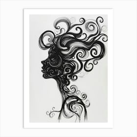 Portrait Of A Woman 113 Art Print