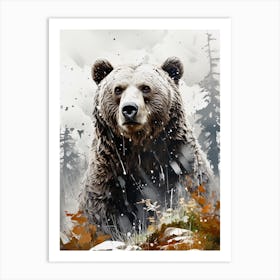 Grizzly Bear Art Print