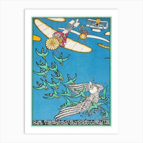 The Duke Of Gramatneiss's Famous Pack Of Birds, Moriz Jung Art Print