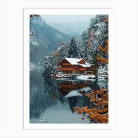 House On A Lake Art Print