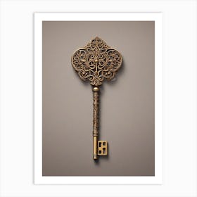 Golden Key Art Print