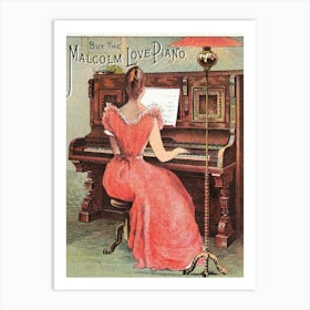 Buy the Malcolm Love Piano Art Print Art Print