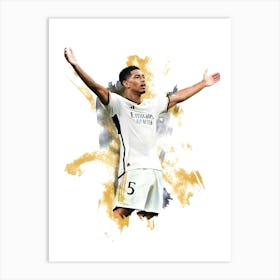 Jude Bellingham Real Madrid Player Art Print