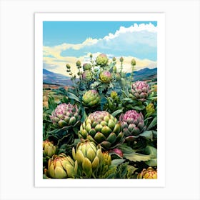 Artichoke Art Print