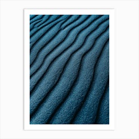 Blue Sand 1 Art Print