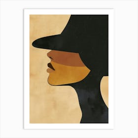 Portrait Of A Woman In A Hat 14 Art Print