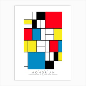 Mondrian Moma Art Print