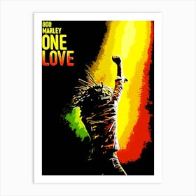 One Love By Bob Marley 1 Art Print