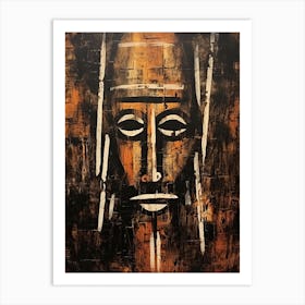 African Africa Face Art Print