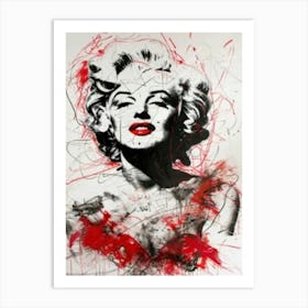 Pop Art Marilyn Monroe 2 Art Print