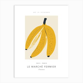 Bananas Le Marche Fermier Poster 4 Art Print