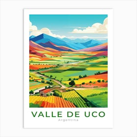 Argentina Valle De Uco Travel Art Print