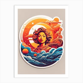 Asian Woman Art Print