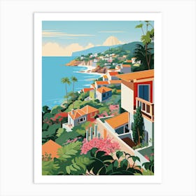 Phuket, Thailand, Graphic Illustration 3 Art Print