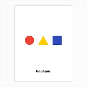 BAUHAUS YBR ELEMENTS Art Print