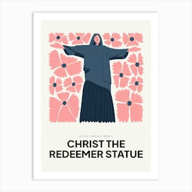 Travel Christ The Redeemer Statue Rio De Janeiro Brazil Abstract Gallery Art Print