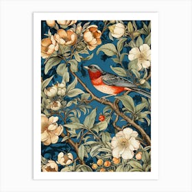 Bird On A Branch 40 Art Print