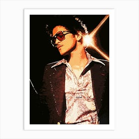 Bruno Mars 1 Art Print