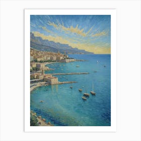 Sunset In Val D'Or Art Print