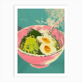 Sukiyaki Duotone Silkscreen 2 Art Print