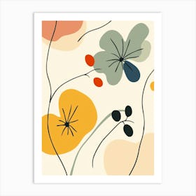 Abstract Floral Painting 33 Art Print