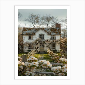 House In Bloom Art Print