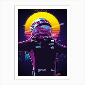 Logan Sargeant Williams Driver Art Print