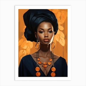 African Woman 16 Art Print