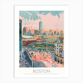 Boston Skyline Art Print