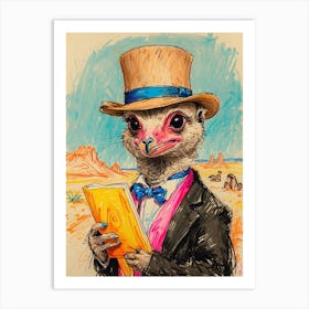 Meerkat 2 Art Print