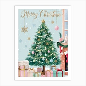 Merry Christmas 12 Art Print